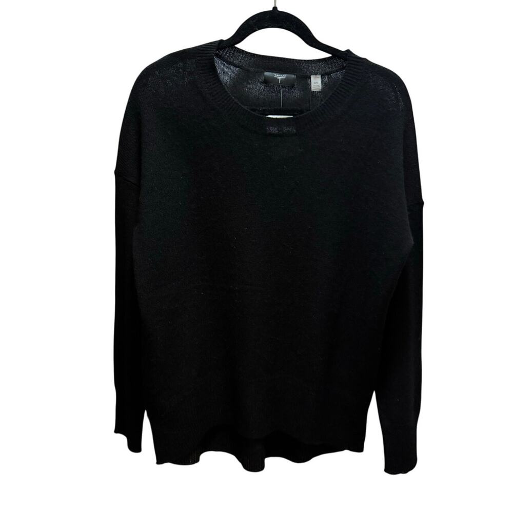 TAHARI NWT Black 100% Cashmere Sweater Size Medium